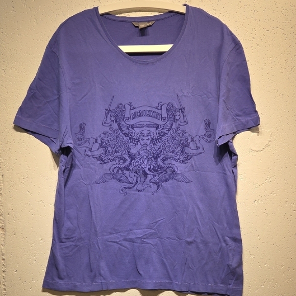 H&M Other - H&M Violet Royalty Graphic Men's T-Shirt (XL)